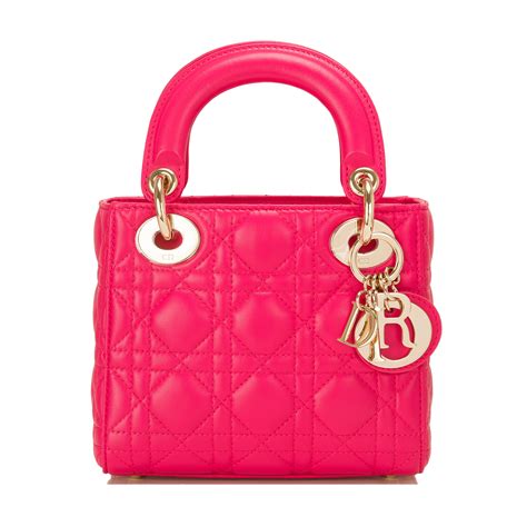 mini pink lady dior|mini Lady Dior velvet bag.